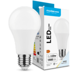 Modee Lighting LED Globe žiarovka  A65 18,5W E27 studená biela 1900 lm (ML-G6000K18,5WE27)