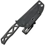 Heckler & Koch 02HK002 FX01 pevný nôž 7,5 cm, čierny titánový povlak, celooceľový, puzdro Kydex