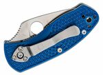 Spyderco C148SBL Ambitious Lightweight Blue nejmenší kapesní nůž 5,9 cm, modrá, FRN