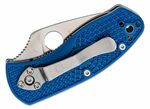 Spyderco C148SBL Ambitious Lightweight Blue legkisebb zsebkés 5,9 cm, kék, FRN