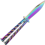 06EX401 Magnum Balisong Rainbow