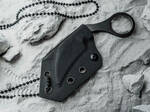 Böker Plus 02BO078 Bad Moon karambit/nůž na krk 6,5 cm, Stonewash, ocel, pouzdro Kydex, řetízek
