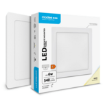 Modee čtvercový LED panel - montovatelný 6W 540 lm neutrální bílá (ML-LPS4000K6WA2N)