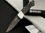Böker Manufaktur Solingen 1132017DAM Damast Annual 2017 vreckový nôž 6,35 cm, damašek