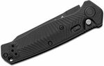 Benchmade 8551BK MEDIATOR automatický taktický nôž 8,4 cm, celočierna, G10