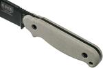 ESEE-LS-PE Laser Strike univerzális kés 12,7 cm, fekete, natúr Micarta, Kydex tok