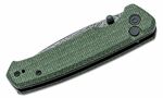 C20076-DS1 CIVIVI Altus Green Micarta Handle Black Hand Rubbed Damascus Blade Button L