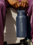 LGV41SASWW Lifestraw Go 2.0 Stainless Steel Water Filter Bottle 1L Aegean Sea
