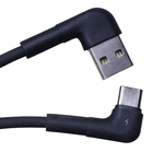 Maxlife MXUC-09 uhlový kábel USB - USB-C 1,0 m 3A čierna (OEM0101208)