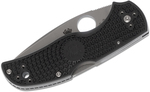 Spyderco C41PSBK5 Native 5 rész. Fogazott zsebkés 7,6 cm, Szatén, fekete, FRN