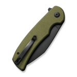 S23064-1 Sencut Omniform OD Green Coarse G10 Handle Black 9Cr18MoV Blade Liner Lock