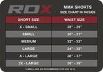 RDX MMA SHORT R8 šortky velikost S červená