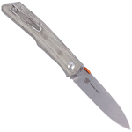 FX-525 MI FOX knives /TERZUOLA DESIGN FOLD. KNIFE BECUT BEADBLASTED+SW BLADE GREEN MICARTA HANDLE