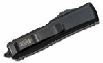 Microtech 231-1T UTX-85 Black Tactical Standard automatický nôž 7,6 cm, celočierna, hliník