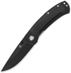 QSP Knife QS109-A2 Copperhead Black vreckový nôž 8,9 cm, Blackwash, čierna, G10