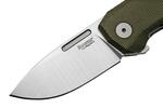 NA01 CVG LionSteel NANO, Folding nůž MagnaCut blade, GREEN Canvas handle