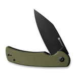 S23064-1 Sencut Omniform OD Green Coarse G10 Handle Black 9Cr18MoV Blade Liner Lock