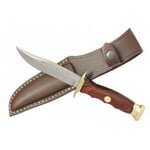 BW-10 Muela 100mm blade, coral pakkawood, brass guard and cap
