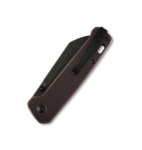 QSP Knife QS130-L Penguin Copper Black Stonewashed kapesní nůž 7,8 cm, měď