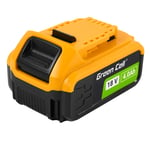 PTDW18V4 Green Cell akkumulátor DeWalt XR 18V 4Ah DCB184-hez