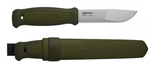 Morakniv 12634 Kansbol kültéri kés 10,9 cm, zöld, műanyag, gumi, műanyag tok
