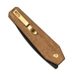 Kizer V3692A4 Tomb Mkuruti zsebkés 8.2 cm, fekete kőmosás, Mkuruti fa