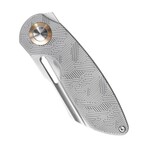 Kizer Ki3569A1 OCTOBER Gray Titanium kapesní nůž 7,4 cm, titan 