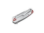 Böker Plus 01BO553 GEMTEK kapesní nůž 7,2 cm, Stonewash, šedá, G10, ocel, spona, nylonové pouzdro