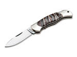 Böker Manufaktur Solingen 111990 Junior Scout Mammuth vreckový nôž 6,9 cm, mamutí zub