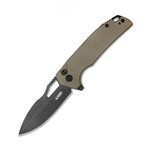 Kubey KU316F RDF vreckový nôž 7,9 cm, Blackwash, hnedá Tan, G10