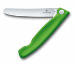 Victorinox 6.7836.F4B Swiss Classic kuchyňský zavírací nůž 11 cm, zelená