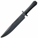 Cold Steel 92R16CCB Rubber Training Laredo Bowie tréninkový nůž 26,6 cm, celočerná, Santoprene