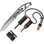 Gerber G4134 Paraframe Combo 3-dielna kempingová súprava (nôž, kresadlo, brúska)