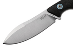 MKM MK PT1-CF POCKET TANGO 1 EDC nůž 7,4 cm, Satin, mramorované uhlíkové vlákno, kožené pouzdro