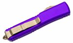 Microtech 122-13PU Ultratech Bronze Purple automata kés 8,8 cm, bronz, lila, alumínium