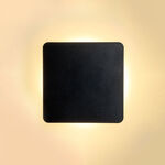Modee LED čierna štvorcová nástenná lampa 6W 800lm neutrálna biela (ML-LWL0016)