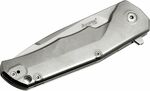 TRE GY LionSteel Folding knife, M390 blade, Titanium handle GREY Acc. IKBS wood KIT box