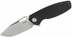 Kubey KU322A Tityus Black vreckový nôž 8,6 cm, čierna, G10, spona