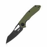 Kubey KU291E Új Vagrant Tan zsebkés 8 cm, Green Tan, G10