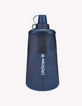 LSPSFMLMBWW Lifestraw Peak Series Collapsible Squeeze Bottle 650ml Mountain Blue