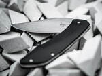 Böker Plus 01BO499 SAMOSAUR vreckový nôž 8,7 cm, Stonewash, čierna, G10, nylonové puzdro