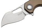 MKM MK FX03M-1TBR ISONZO Hawkbill zsebkés 4,9 cm, kőmosott, bronz, titán