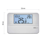 P5606OT Emos Room programozható vezetékes OpenTherm termosztát P5606OT