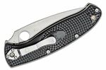 Spyderco C142PBK Resilience Könnyű zsebkés 10,7 cm, fekete, FRN