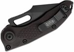 Microtech 169-1T Stitch Black Tactical Standard automata kés 9,2 cm, teljesen fekete, alumínium