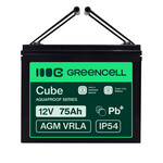 Green Cell AGM12V75AH-J VRLA zselés akkumulátor 12V 75Ah 