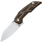 FX-531 TI BR FOX kniva PHOENIX TASHI BHARUCHA DESIGN TITANIUM ANODISED BROWN M390 STAINLESS STEEL