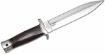 Gil Hibben GH5078 DOUBLE EDGE BOOT KNIFE pevný nôž 13,7 cm, drevo Pakka, kožené puzdro