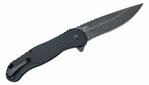 CRKT CR-2267 Taco Viper® vreckový nôž s asistenciou 10,7 cm, Black Stonewash, čierna, GRN