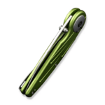 C23052-3 CIVIVI Starflare Lime Green Aluminum Handle Satin Finished Nitro-V Blade Butt